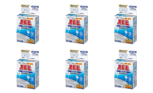 不動王 ベルトストッパー FFT-015×6箱セット+粘着防振マット | 家具転倒防止 地震対策