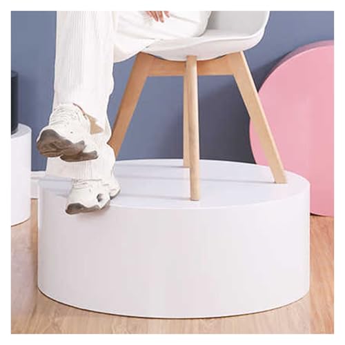 Présentoir cylindrique sur pied rond pour vêtements, chaussures et sacs