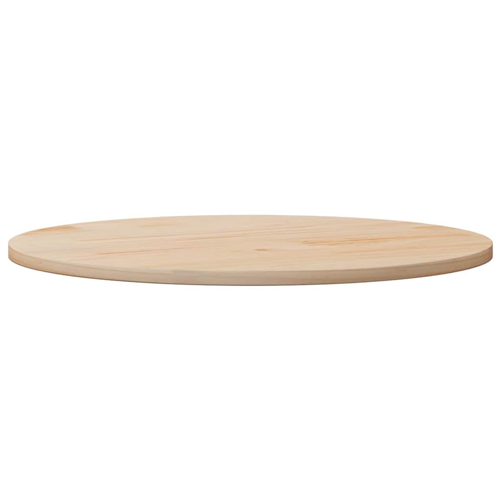 Homgoday Tablero de mesa Ø90 x 2,5 cm de madera maciza de pino, tablero de mesa, tablero de mesas de café, superficie de mesa de salón