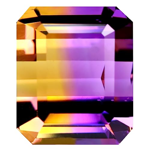Amétrine naturelle de 20.30 ct taillée en octogone pour haute joaillerie