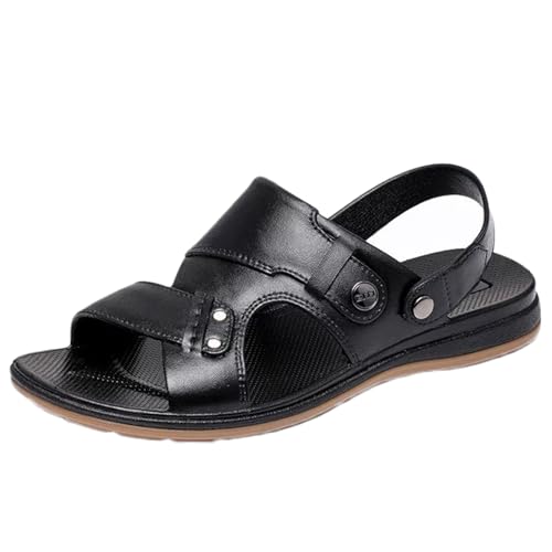 Men's Open Toe Adjustable Rubber Sandals Outdoor Summer Beach Sandal and Slippers Water Sandals