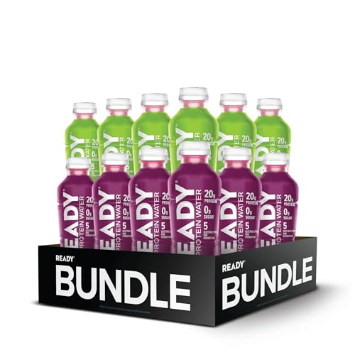Image of Ready Clear Protein Water Variety, Black Cherry & Cotton Candy Grape
