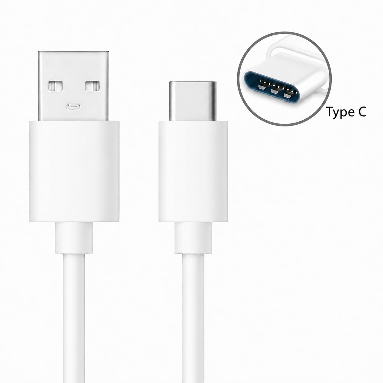 10 sztuk kabel do szybkiego ładowania typu C kabel USB do ładowania szybka ładowarka luzem do Samsung Galaxy S10+ S9+ S8+ Note 9 8 A20 A50 A70 A90 A21 A51 A71 A91 LG V60 V50 V30 V20 ThinQ Stylo 22 5 i i i Biały