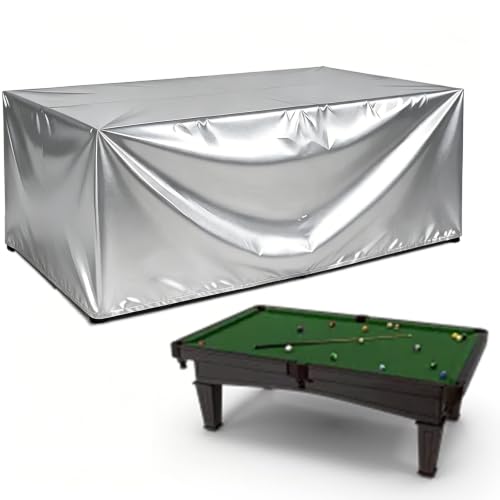 Funda para mesa de billar impermeable y resistente de tela protectora negra para muebles 2