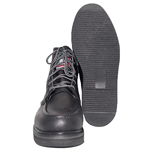 The Western Shops Men's Leather Lace Up Moc Toe Soft Toe Work Boot4