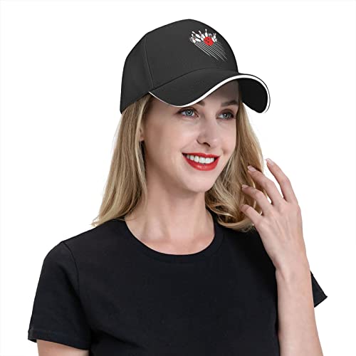 Gorra Unisex Ajustable Estilo Bowling y Baseball miniatura 3