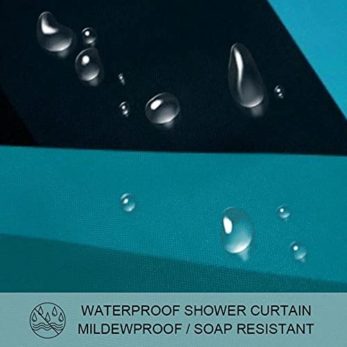 Rideaux de douche anti éclaboussures pour garder un sol sec - 4