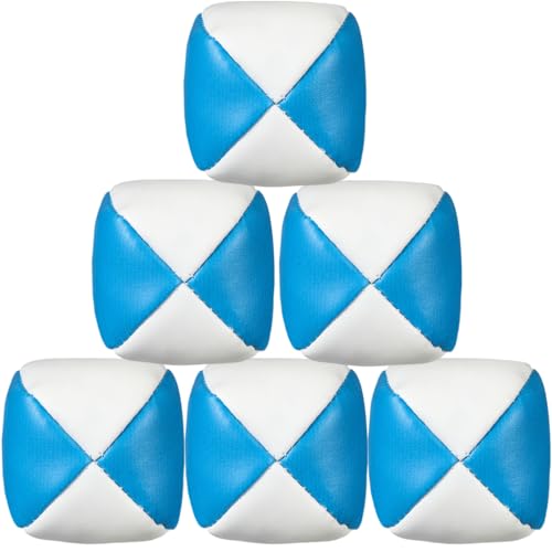 Patelai 6 Packs Juggling Balls Set for Beginners, Quality Mini Durable Juggle Ball Kit, Soft and...