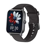 Reloj Inteligente Mujer Hombre, 1.85' Smartwatch con Llamadas Bluetooth, 140+ Modos Deportivos Smart Watch con SpO2/Pulsómetro/Monitor de Sueño/Podómetro, Impermeable IP68 Smart Watch Para Android iOS
