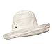 Coastal Cotton Sunhat - Deadwood Trading | Classic | Packable | Adjustable with Inner Drawstring (White)