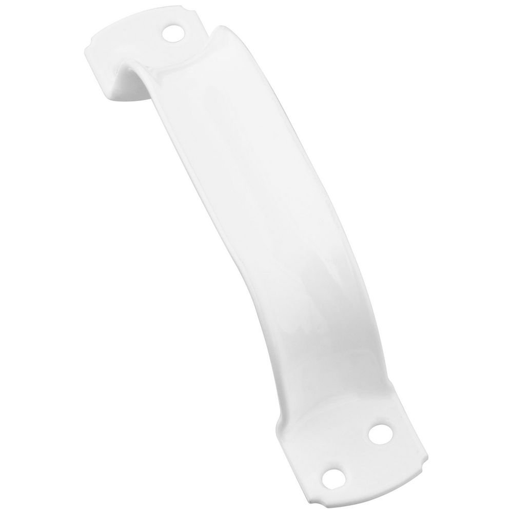 National HardwareN162-594 V6 Pull in White vinyl coated,6-3/4"