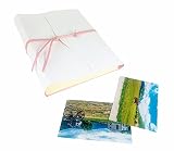 TriVin Art Album Fotografico Artigianale Made in Italy, in Similpelle pregiato bicolore, scegli il formato e quantità dei fogli, Ideale per qualsiasi evento. (Bianco/Rosa)