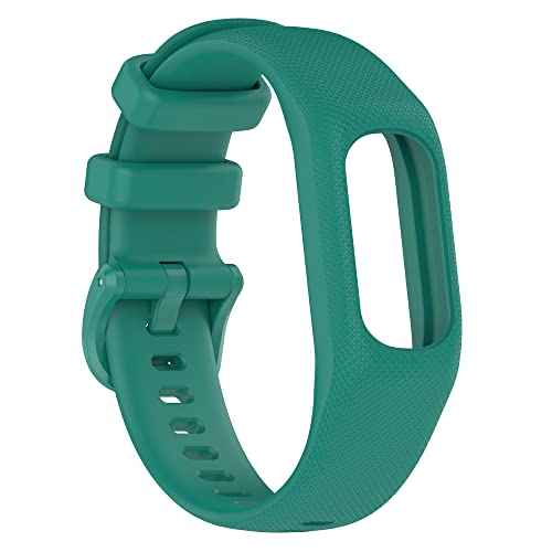 Image of 3PCS Soft Silicone Bands Compatible with Garmin Vivosmart 5 Straps Replacement Wristbands Bracelet Band Case Cover for Women Men, Small /Large Size