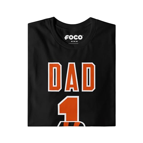 Image of FOCO NFL Mens NFL Team Logo Tee Shirt #1 Dad T-Shirt