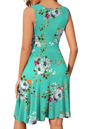 Image of WEACZZY Summer Dresses for Women,Mint Green,L
