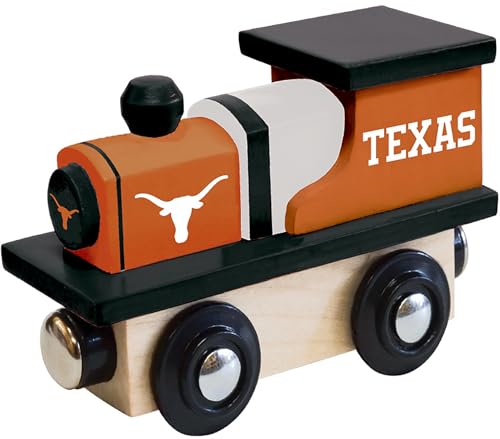 Image of MasterPieces Wood Train Engine - NCAA Texas Longhorns - Officially Licensed Toddler & Kids Toy