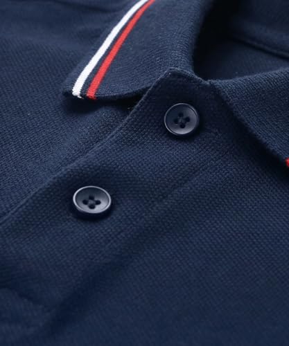 Image of AWG ALL WEATHER GEAR Cotton Polo T-Shirt | Half Sleeve Plain-Regular Fit | Soft Breathable Solid Tee | Collar Tshirts | Casual & Office Wear | Comfortable Everyday Cotton Polo | Mens Tshirts