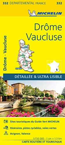 Carte Départementale Drôme, Vaucluse