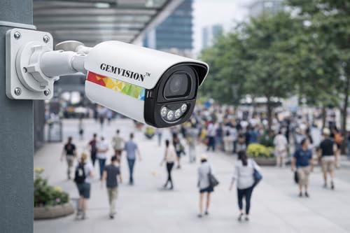 Image of 3MP AHD Bullet CCTV Camera with Built in MIC | Color Night Vision | Full HD Outdoor Security Camera | Support AHD TVI HDCVI CVBS | DVR Compatible CCTV Camera for Home Office Shop | Built-in MIC, Color Night Vision, Full HD Outdoor, Support AHD TVI HDCVI CVBS, DVR Compatible
