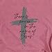TUPOSU Jesus Shirts for Women Christian Love Like Jesus T-Shirt Faith Religious Tees Pink