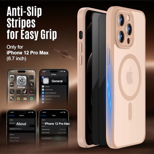 Image of Symcele Designed for iPhone 12 Pro Max Case, Compatible with MagSafe
