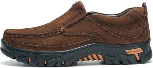 Men's Formal Soft Flat Lightweight Boat Shoes Suitable for Driving and Hiking