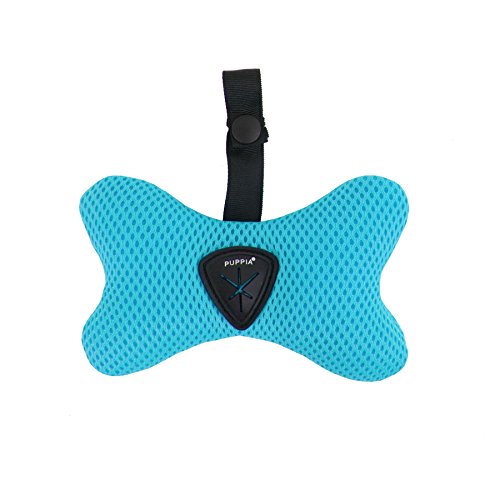Image of Puppia PARA-WB1533-SB-FR Sky Blue Soft Waste Bag Dispenser Pet-Waste-Bags, ONE Size