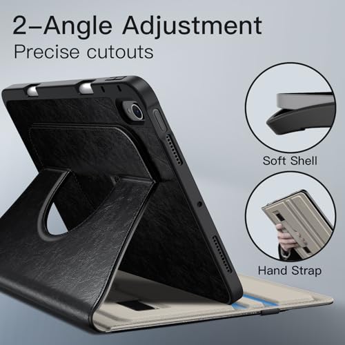Coque rotative iPad Air 11 M4 JETech anti-chute avec support stylet - 4
