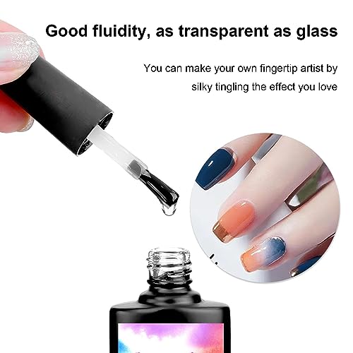 Gel Desabrochando | Gel Sedoso Blooming para Unhas,Gel de flores de LED para efeito de espalhamento,