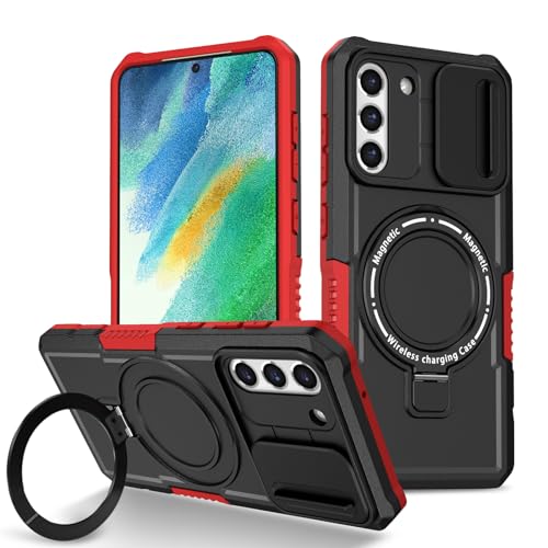 Coque Samsung S21 FE 5G magnétique noire avec support béquille intégré