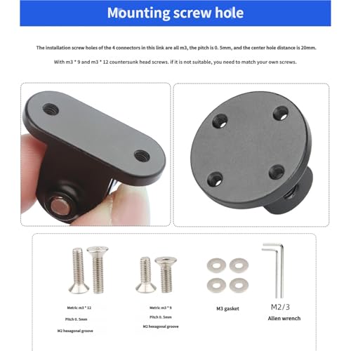 BCIOUS Bicycles Computer Mount Adapters Bike Light Handlebar Mount Computer Holder Cameras Mounts Light Brackets Enduring Aluminum Alloys Bicycles Computer Mount Adapters - Thumbnail 5