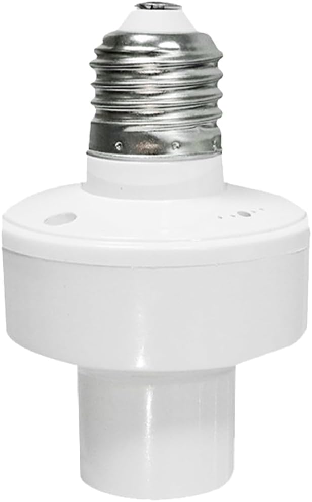 Gadpiparty Voice Control Lamp Head E27 Socket Light Holder No App Required Smart Voice Activated Light Socket for Garage Workshop Bedroom Living Room Fits Led Incandescent Bulbs