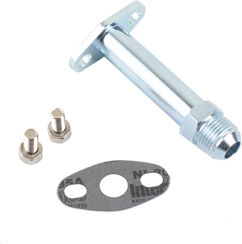 Turbo Oil Drain/Return Pipe Kit 10AN / 100mm long Compatible with Garrett GT30 GT35 / GEN2 GTX35 / G series G25 G30 G35