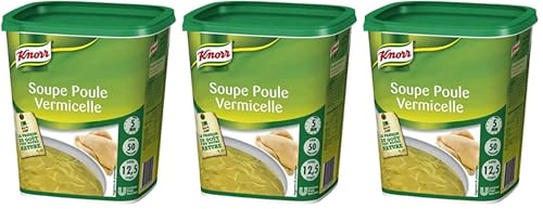 Knorr Professional Knorr Soupe Poule Vermicelle 825g 50 portions (Lot de 3)