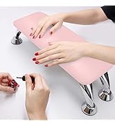 Big Nail Arm Rest Cushion for Fingernails Toenails Use, Professional Manicure Hand Rest Nail Tabl...