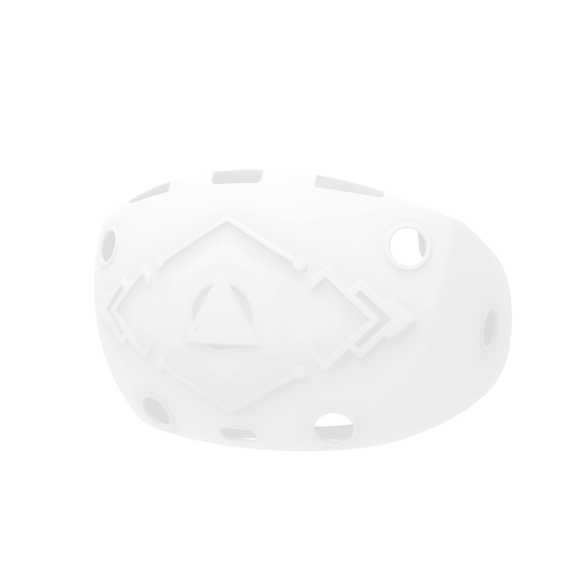 Étui de Protection en Silicone pour PlayStation VR2 Protecteur Couvercle Housse pour Appareils VR Anti-poussière Anti-Rayures Accessoires (Blanc)