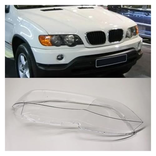 Cubierta de cristal para faro derecho de BMW X5 E53 2004 a 2006 5