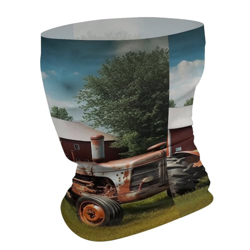 Neck Gaiter Company Farm Tractor Balaclava para hombres y mujeres, mascarilla facial de protección solar, cubrebocas transpirable y refrescante, bufanda, accesorio para la cabeza para esquí y senderismo miniatura 3