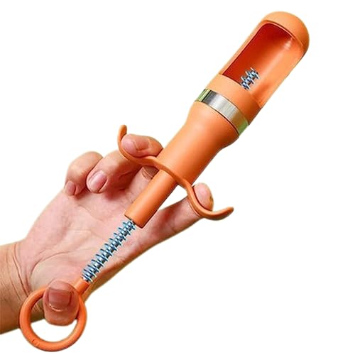 GenericFruit Pitter, Cherry & Date Seed Remover, Orange, PP + Stainless Steel Handle