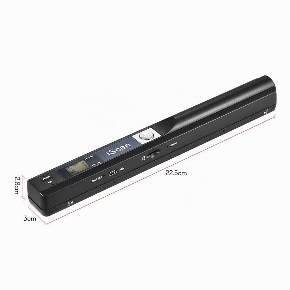 Osmond Escáner Portátil de 900 dpi para Documentos A4. Pantalla LCD Compatible con Formatos JPG/PDF. Ideal para Libros e Imágenes.