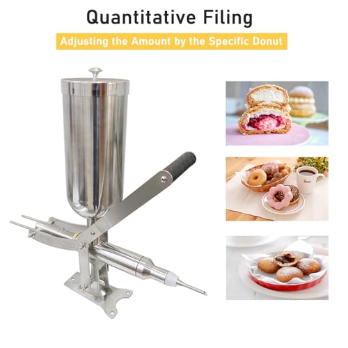 Stainless Steel Donut Filler Injector for Jelly Cream - Perfect for Doughnuts Churros Pastries - Essential Kitchen Tool — view 4