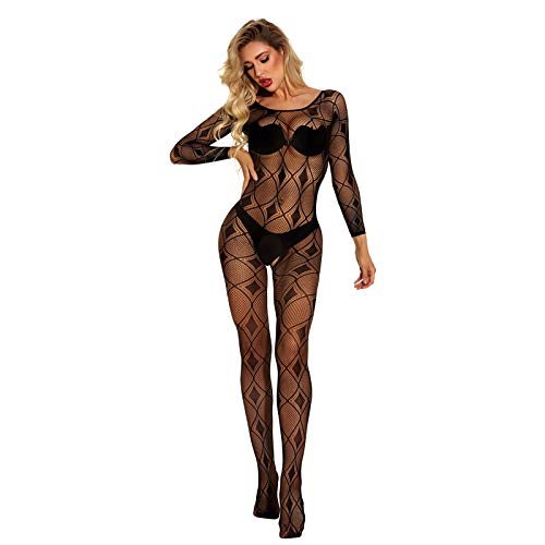 Women's Fishnet Sexy Lingerie Crotch Underwear Stockings Bodysuit For Sex Play