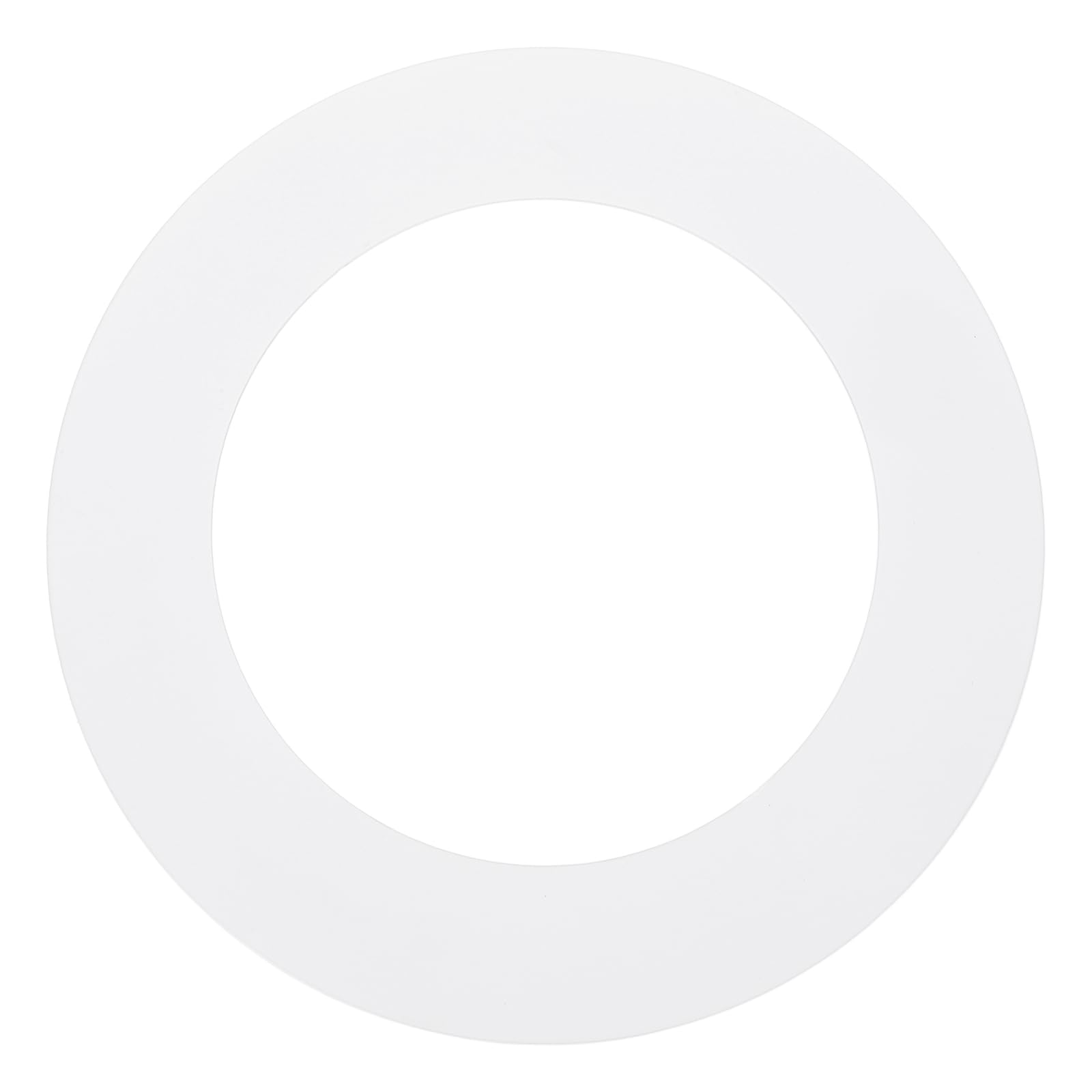 sourcing map Goof Rings, 5" ID 7.5" OD Steel Flat Goof Trim Ring Light Cover Plate Flush Mount Can Converter for Recessed Downlight Vent Ceiling Medallion Wall Hole Decor, Matte White