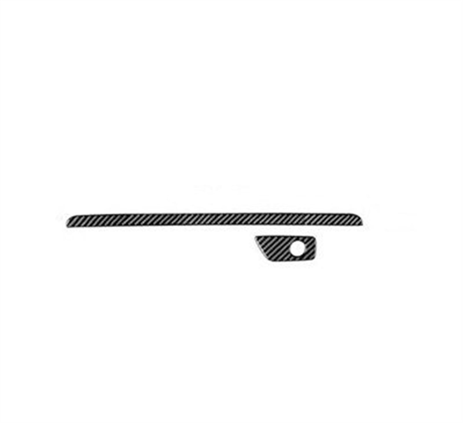 Piwine A Rhd Black Car Interior Accessories Sticker Glove Box Decoration Trim Decal For Audi A3 S3 Rs3 8V 2013-2018