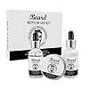 Bart Set | Beard Kit | Bartpflege Set | Styling Reinigung Kit | Styling Reinigung Kit | Bart Balsam Bartöl Bartshampoo | Geschenk für Männer | 3-Teilig