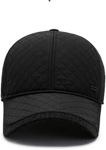 FASHIXD Winter Baseball Cap Men's Winter Hats with Earflaps Cold Weather Caps Adjustable - Image 3