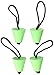 Best Neon Green Universal Kayak Scupper Plug Kit (Fit: Native Kayaks, Wilderness Systems Kayaks, Feelfree Kayaks, Perception Kayaks, Old Town Kayaks, plus all other major brands) (Set of 4)