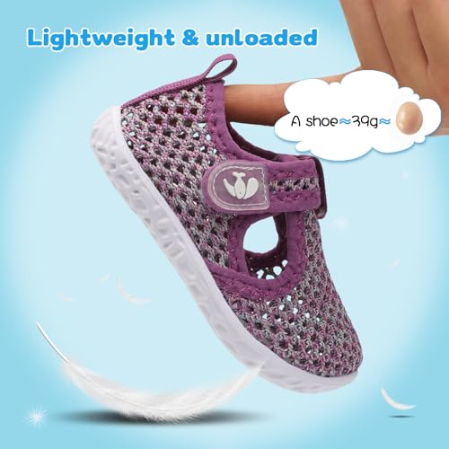 Image of FEETCITY Kids Water Shoes Boys Girls Swim Shoes Aqua Socks Non-Slip Quick Dry Barefoot Sports Shoes Outdoor Pool Summers Shoes