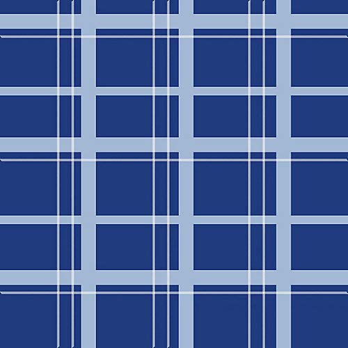 EQ EZ-Care Stable Sheet Plaid 78 Blue Plaid