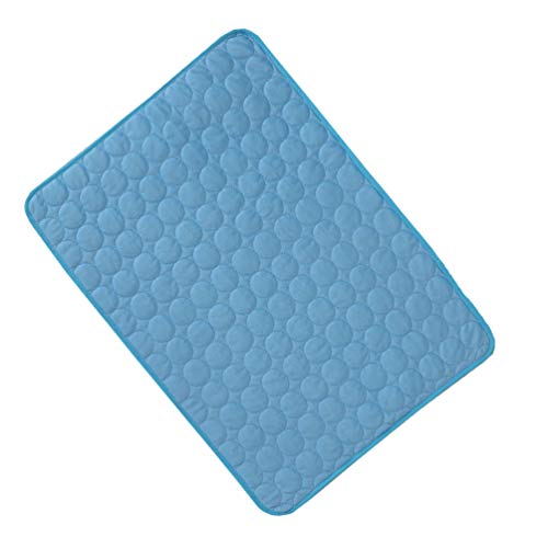 POPETPOP Dog Cushion Pet Self Cooling Mat- Washable Pet Ice Silk Sleeping Pad for Small Medium Large Dogs Cats Indoor & Outdoor Use